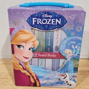 Disney Frozen - My First Library Board Book Block 12-Book Set Elsa, Anne, & Olaf